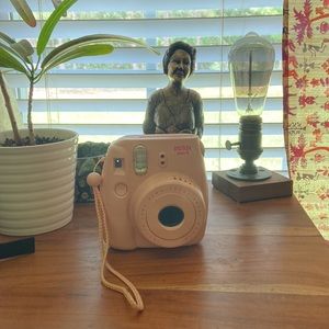PINK MINI INSTAX CAMERA W CASE AND FILM